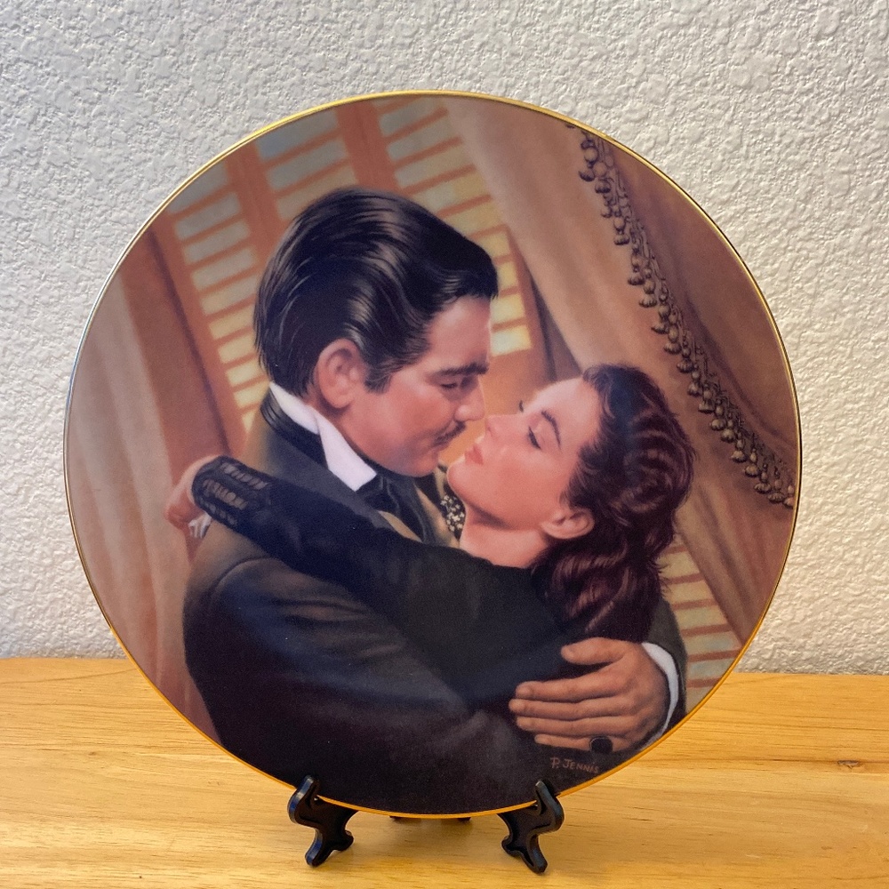 Gone with the Wind Plate, Marry Me, Scarlett!